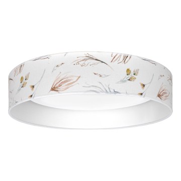 Brilagi - Plafonnier LED dimmable VELVET SMARTIX STARS LED/24W/230V 3000–6000 K Ø 45 cm blanc à motif floral Wi-Fi Tuya Beacon + télécommande