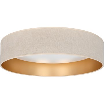 Brilagi - Plafonnier LED dimmable VELVET SMARTIX STARS LED/24W/230V 3000–6000K Ø 45 cm crème/or Wi-Fi Tuya Beacon + télécommande