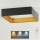 Brilagi - Plafonnier LED dimmable VELVET SQUARE LED/24W/230V 43x43 cm 3000/4000/6500K + télécommande gris