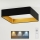 Brilagi - Plafonnier LED dimmable VELVET SQUARE LED/24W/230V 43x43 cm 3000/4000/6500K + télécommande noir