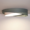 BRILAGI - Plafonnier LED dimmable VELVET TWIST LED/36W/230V 3000-6000K Ø 65 cm Wi-Fi Tuya Beacon vert/blanc + télécommande