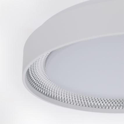 Brilagi - Plafonnier LED dimmable WALDO LED/48W/230V 3000-6500K Ø 40 cm blanc/argenté + télécommande