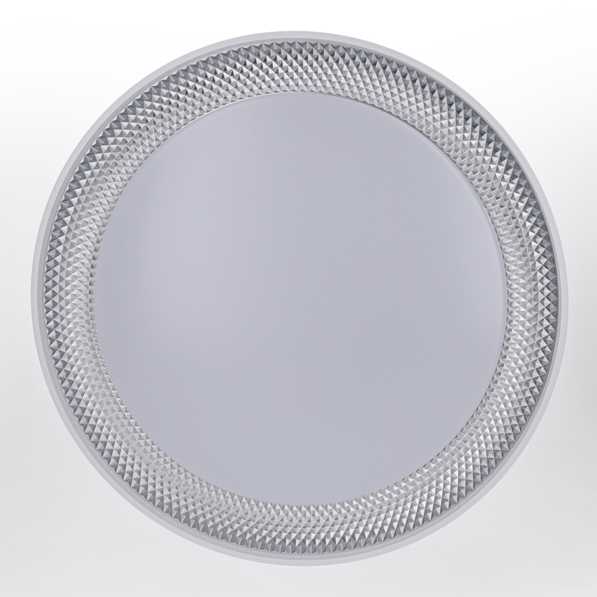 Brilagi - Plafonnier LED dimmable WALDO LED/48W/230V 3000-6500K Ø 40 cm blanc/argenté + télécommande