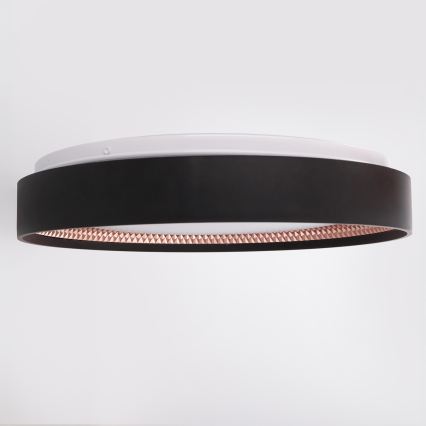 Brilagi - Plafonnier LED dimmable WALDO LED/48W/230V 3000-6500K Ø 40 cm noir/doré + télécommande