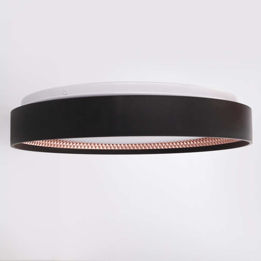 Brilagi - Plafonnier LED dimmable WALDO LED/48W/230V 3000-6500K Ø 40 cm noir/doré + télécommande