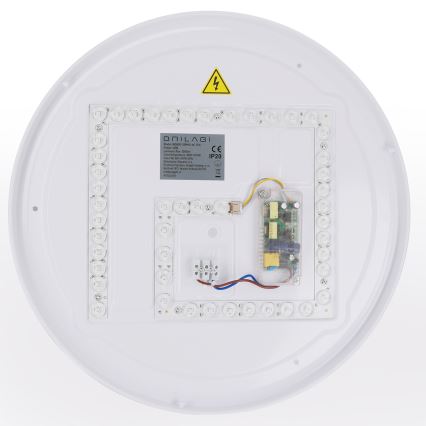 Brilagi - Plafonnier LED dimmable WALDO LED/48W/230V 3000-6500K Ø 40 cm noir/doré + télécommande