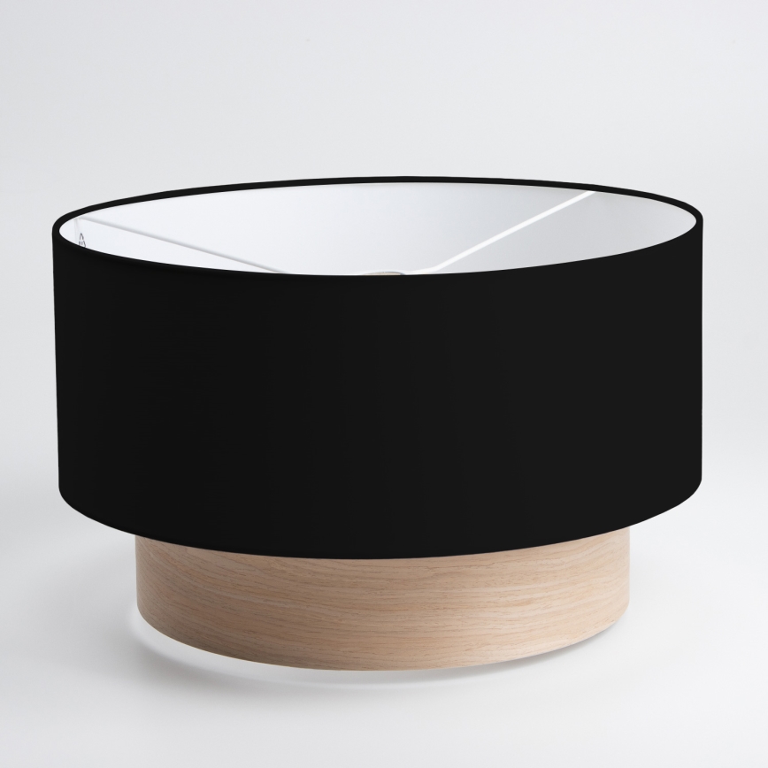 Brilagi - Plafonnier LED en applique CERIA 1x E27/40W/230V Ø 50 cm noir/beige