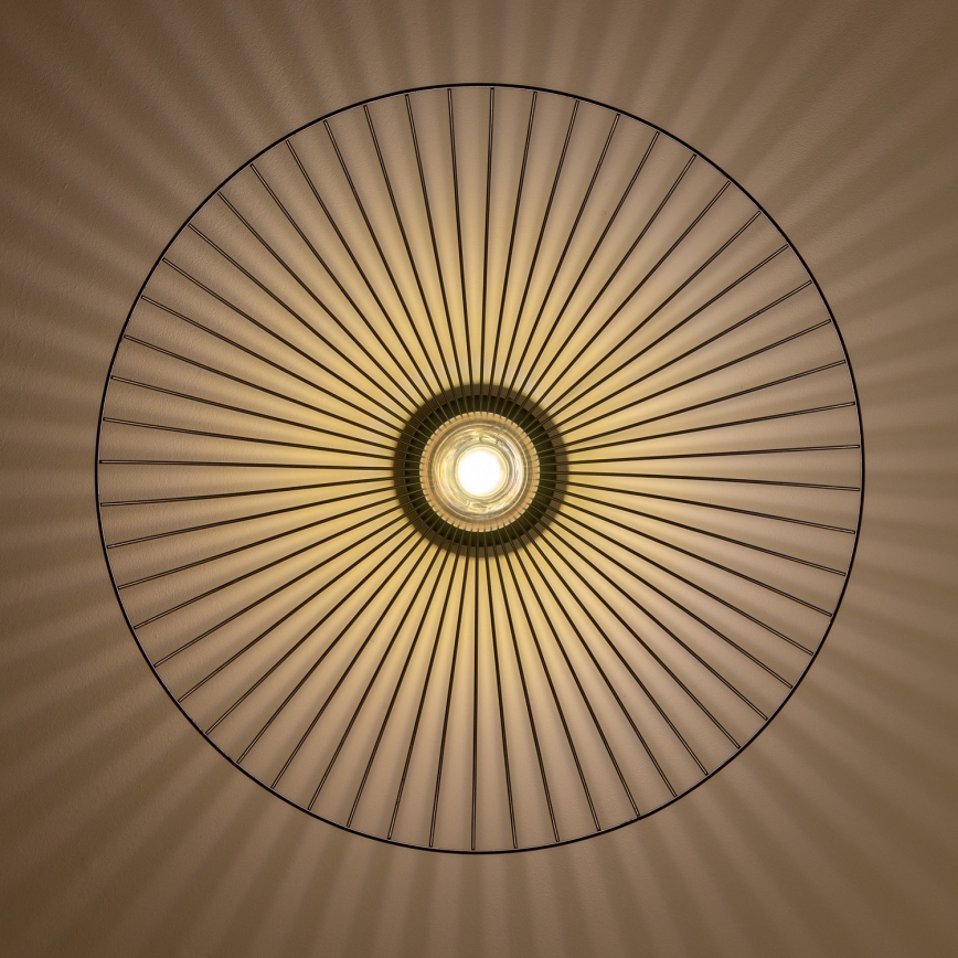 Brilagi - Plafonnier LED en applique CERIA WIRE 1xE27/40W/230V Ø 60 cm noir