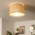 Brilagi - Plafonnier LED en saillie CERIA 1xE27/40W/230V Ø 35 cm beige