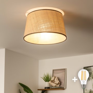 Brilagi - Plafonnier LED en saillie CERIA 1xE27/40W/230V Ø 35 cm beige