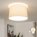 Brilagi - Plafonnier LED en saillie CERIA 1xE27/40W/230V Ø 45 cm beige
