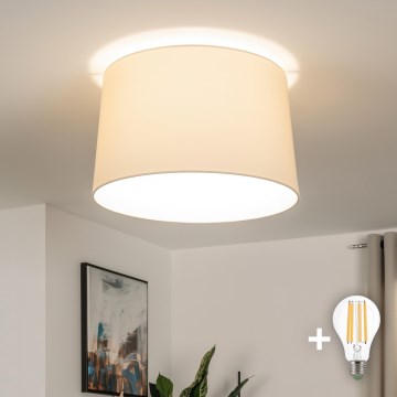 Brilagi - Plafonnier LED en saillie CERIA 1xE27/40W/230V Ø 45 cm beige