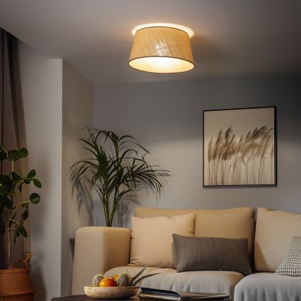 Brilagi - Plafonnier LED en saillie CERIA 1xE27/40W/230V Ø 50 cm beige
