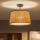 Brilagi - Plafonnier LED en saillie CERIA 1xE27/60W/230V diam. 35 cm noir/beige