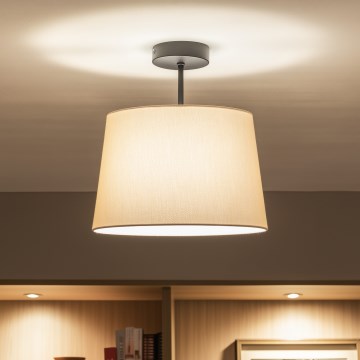Brilagi - Plafonnier LED en saillie CERIA 1xE27/60W/230V Ø 30 cm noir/beige