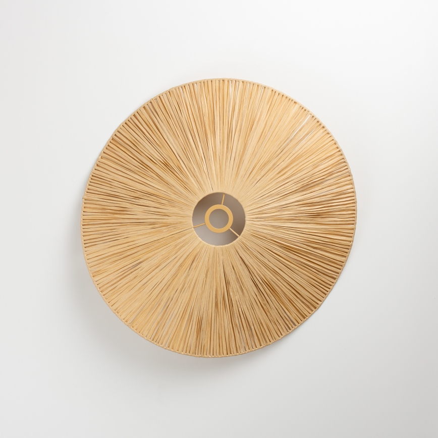 Brilagi - Plafonnier LED en saillie CERIA BOHO 1xE27/40W/230V Ø 60 cm raphia/chêne