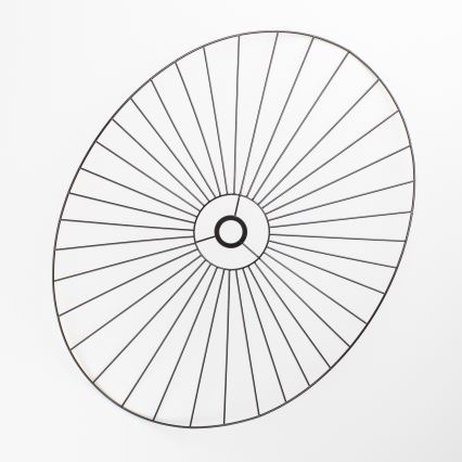 Brilagi - Plafonnier LED en saillie CERIA WIRE 1xE27/40W/230V 60x80 cm noir/chêne