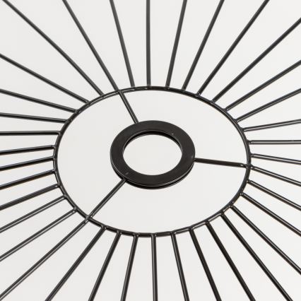 Brilagi - Plafonnier LED en saillie CERIA WIRE 1xE27/40W/230V 60x80 cm noir/chêne