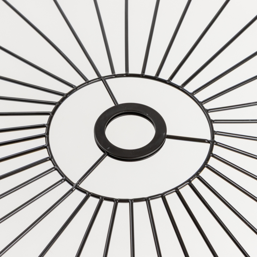 Brilagi - Plafonnier LED en saillie CERIA WIRE 1xE27/40W/230V 60x80 cm noir/chêne