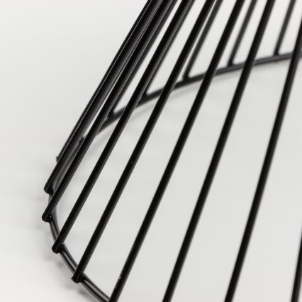 Brilagi - Plafonnier LED en saillie CERIA WIRE 1xE27/40W/230V Ø 30 cm noir/chêne