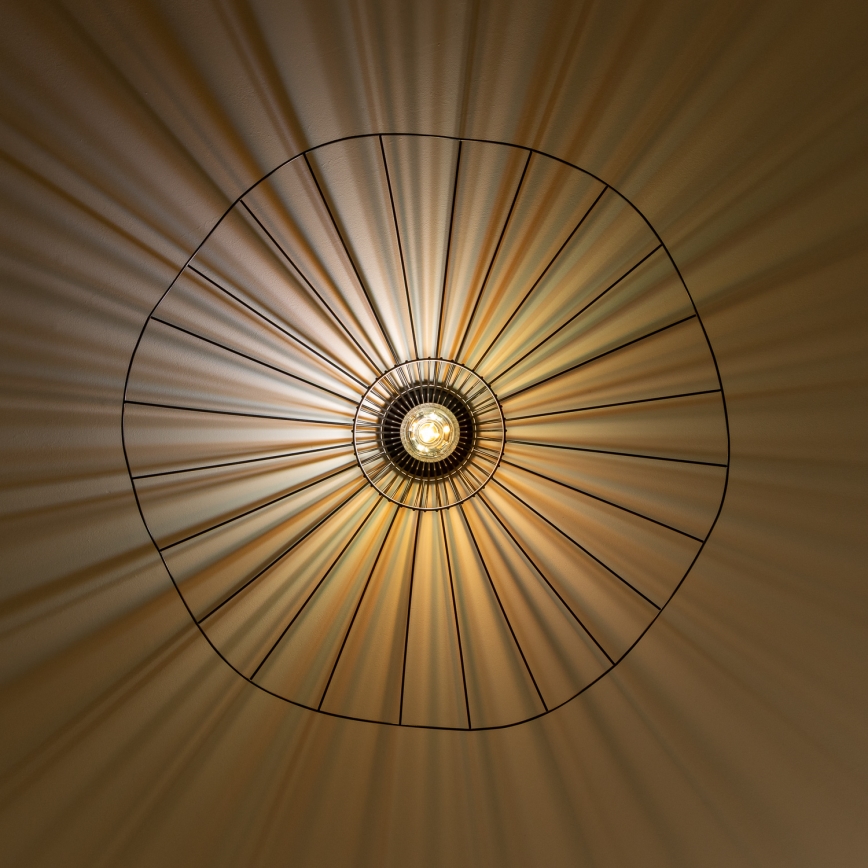 Brilagi - Plafonnier LED en saillie CERIA WIRE 1xE27/40W/230V Ø 80 cm noir