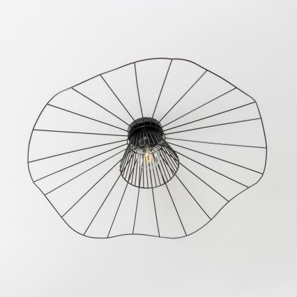 Brilagi - Plafonnier LED en saillie CERIA WIRE 1xE27/40W/230V Ø 80 cm noir