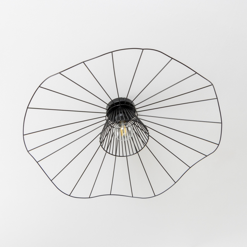 Brilagi - Plafonnier LED en saillie CERIA WIRE 1xE27/40W/230V Ø 80 cm noir