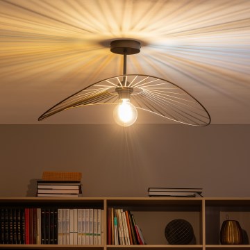Brilagi - Plafonnier LED en saillie CERIA WIRE 1xE27/60W/230V 40x56 cm noir/bronze