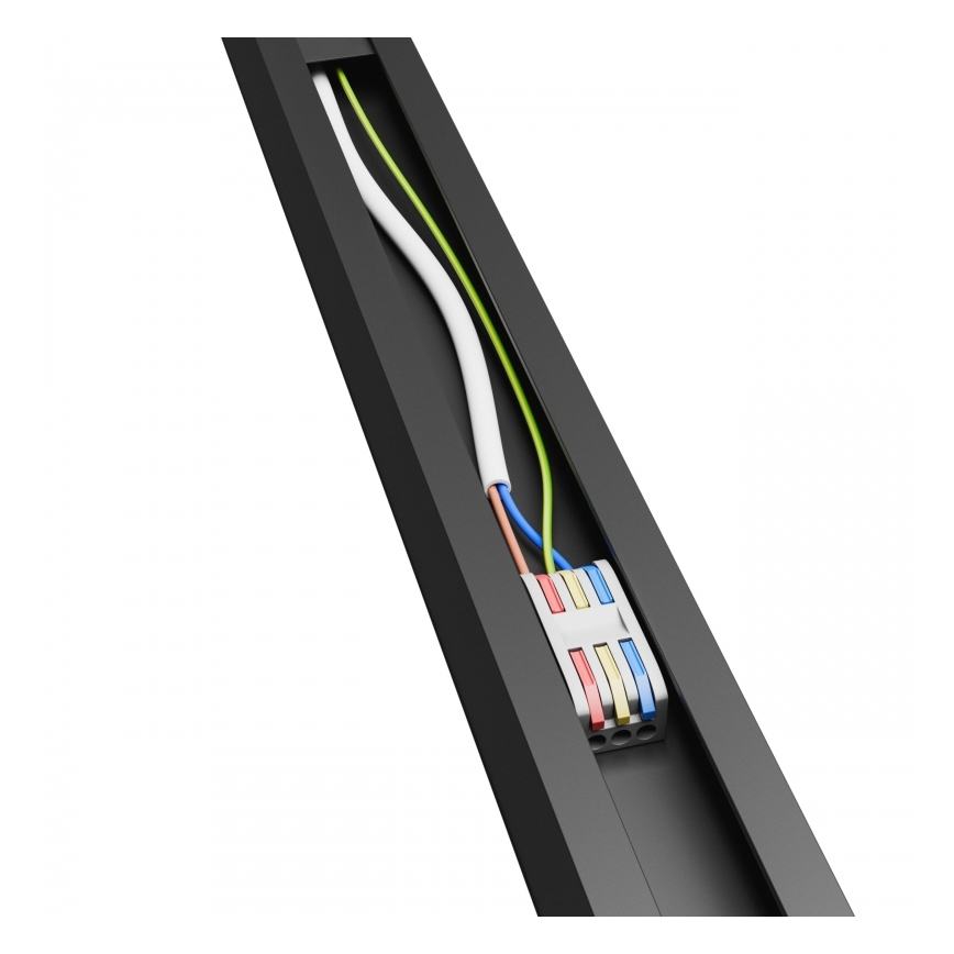 Brilagi - Plafonnier LED en saillie FULLDAY LED/30/40/50W/230V 2700/4000/6000K 150 cm UGR19 noir