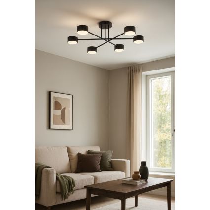 Brilagi - Plafonnier LED en saillie MONO 6xGX53/30W/230V noir