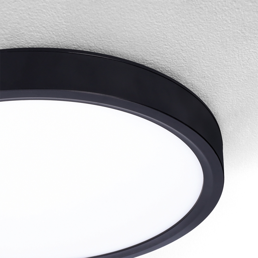 Brilagi - Plafonnier LED ESTELA LED/18W/230V Ø 30 cm noir