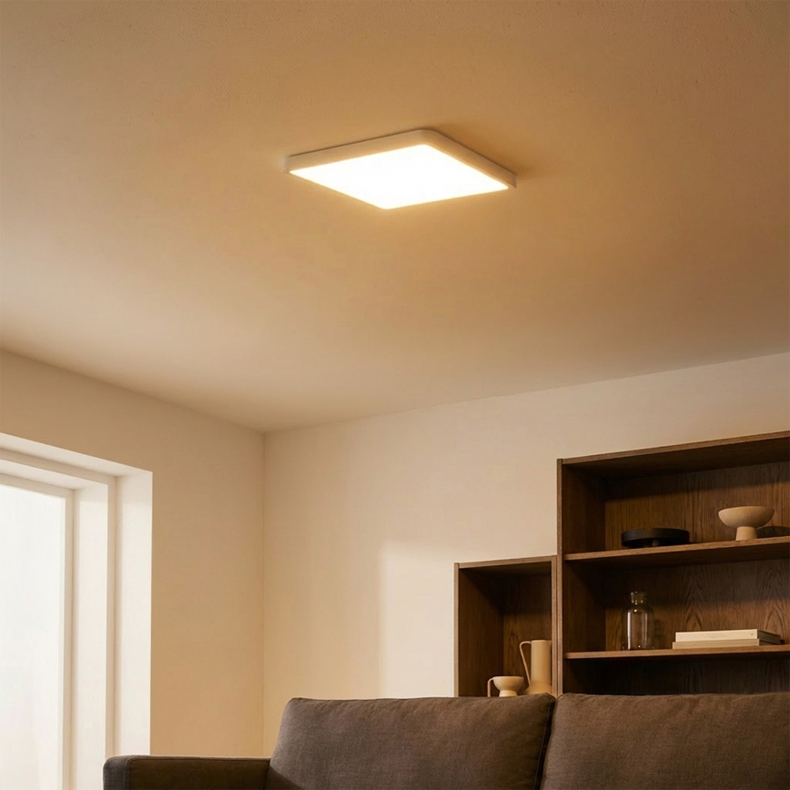 Brilagi - Plafonnier LED ESTELA SQUARE LED/24W/230V 31x31 cm blanc