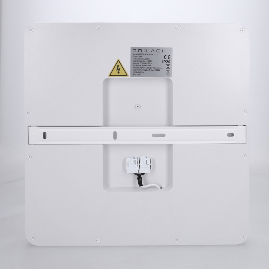 Brilagi - Plafonnier LED ESTELA SQUARE LED/24W/230V 31x31 cm blanc