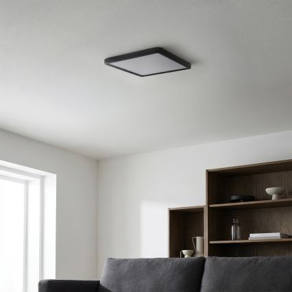 Brilagi - Plafonnier LED ESTELA SQUARE LED/24W/230V 31x31 cm noir