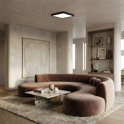 Brilagi - Plafonnier LED ESTELA SQUARE LED/24W/230V 31x31 cm noir