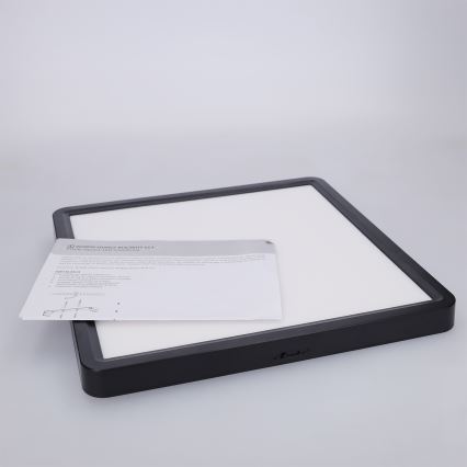 Brilagi - Plafonnier LED ESTELA SQUARE LED/24W/230V 31x31 cm noir