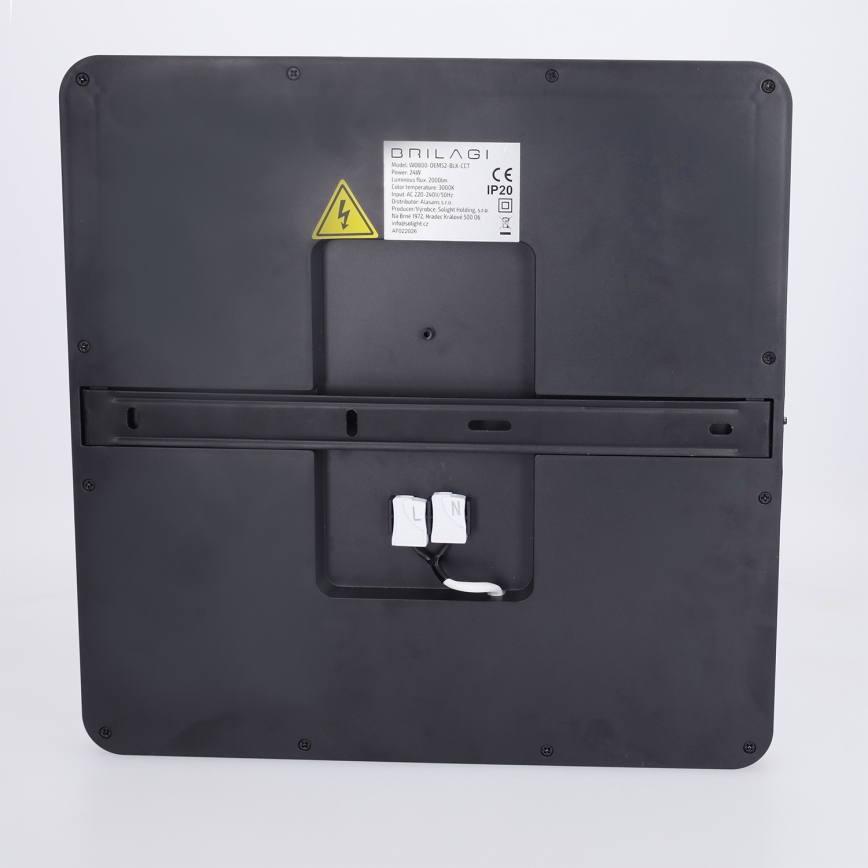 Brilagi - Plafonnier LED ESTELA SQUARE LED/24W/230V 31x31 cm noir