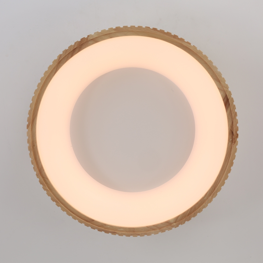 Brilagi - Plafonnier LED FALCON WOOD MODERN LED/30W/230V 3000/4000/6000 K Ø 45 cm en bois