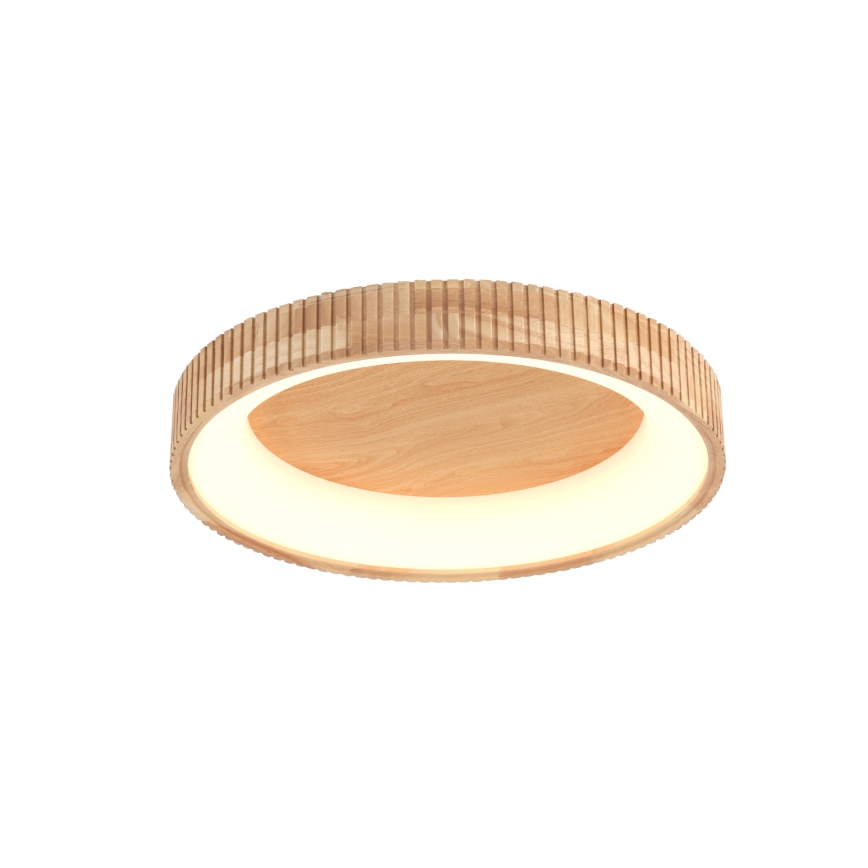 Brilagi - Plafonnier LED FALCON WOOD MODERN LED/40W/230V 3000/4000/6000K Ø 60 cm bois