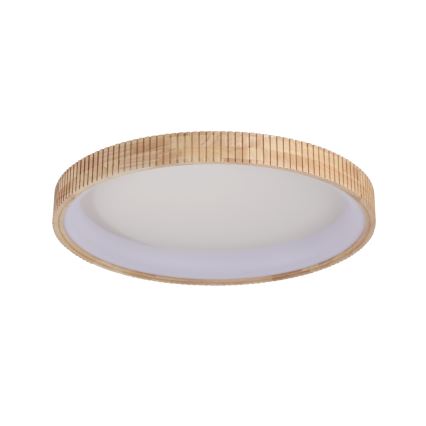 Brilagi - Plafonnier LED FALCON WOOD MODERN LED/60W/230V 3000/4000/6000K Ø 80 cm bois