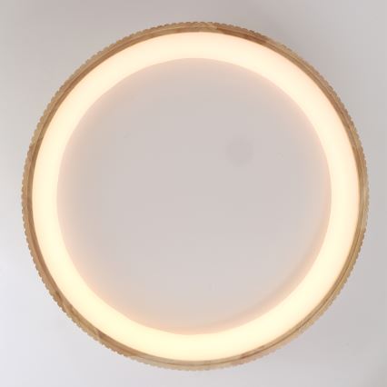 Brilagi - Plafonnier LED FALCON WOOD MODERN LED/60W/230V 3000/4000/6000K Ø 80 cm bois