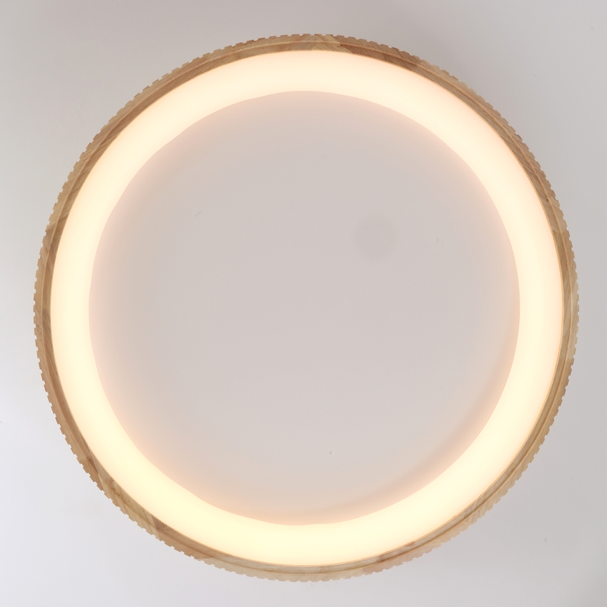 Brilagi - Plafonnier LED FALCON WOOD MODERN LED/60W/230V 3000/4000/6000K Ø 80 cm bois