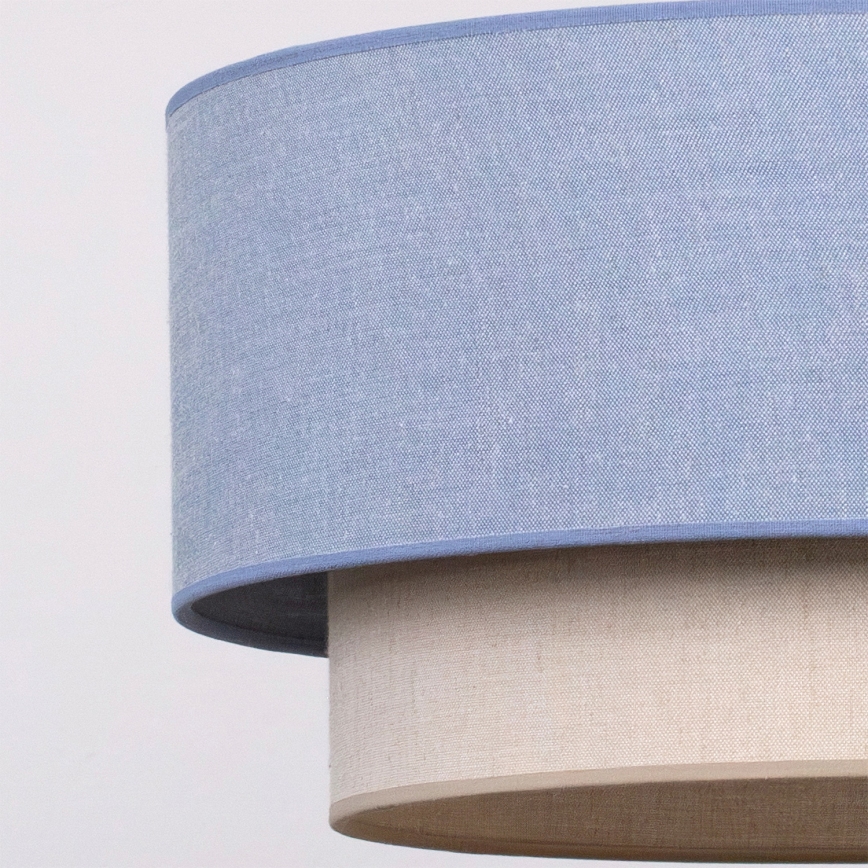 Brilagi - Plafonnier LED fixé en surface BOHO ECO 1xE27/10W/230V Ø 40 cm bleu/crème