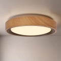 BRILAGI - plafonnier LED FLOCO LED/24W/230V Ø 30 cm décor bois/noir
