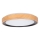 Brilagi - plafonnier LED FLOCO LED/24W/230V Ø 30 cm décor bois/noir