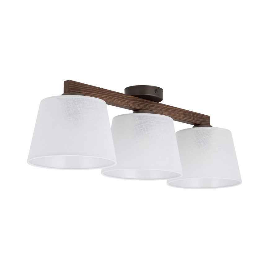 BRILAGI - Plafonnier LED LATTE 3xE27/15W/230V pin/blanc