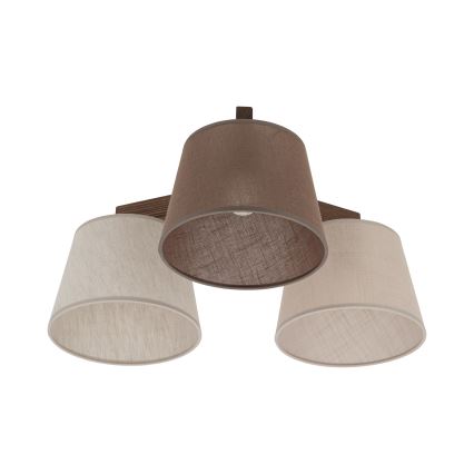 BRILAGI - Plafonnier LED LATTE 3xE27/15W/230V pin/mélange