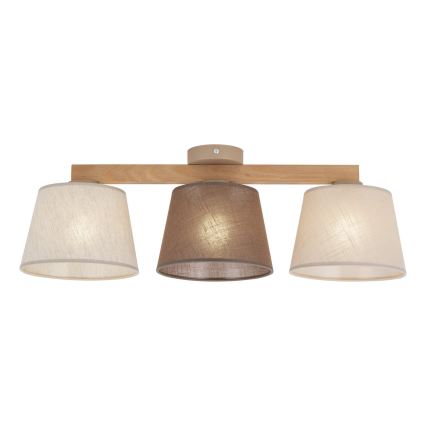 BRILAGI - Plafonnier LED LATTE 3xE27/15W/230V pin/mix