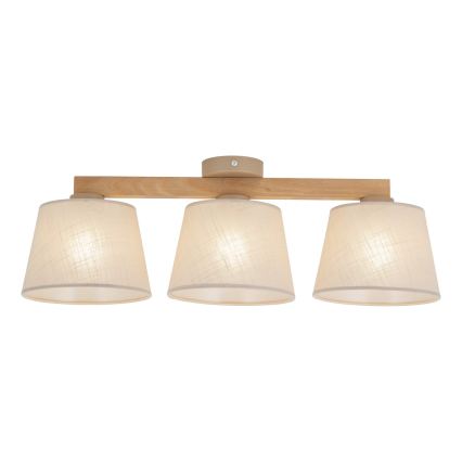 BRILAGI - Plafonnier LED LATTE SABIA 3xE27/15W/230V pin/beige