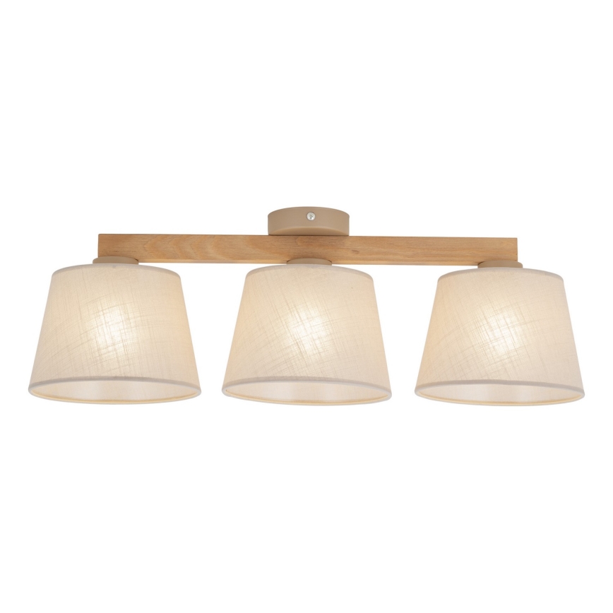 BRILAGI - Plafonnier LED LATTE SABIA 3xE27/15W/230V pin/beige